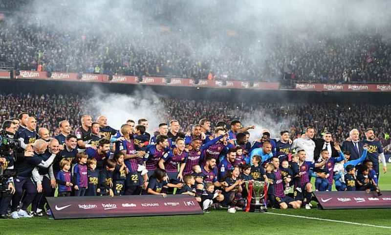 Barca đã từng vô địch La Liga tới 27 lần 